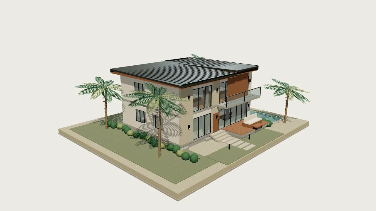 Garden perspective of the original Amihan House concept